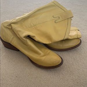 Yellow Frye Boots